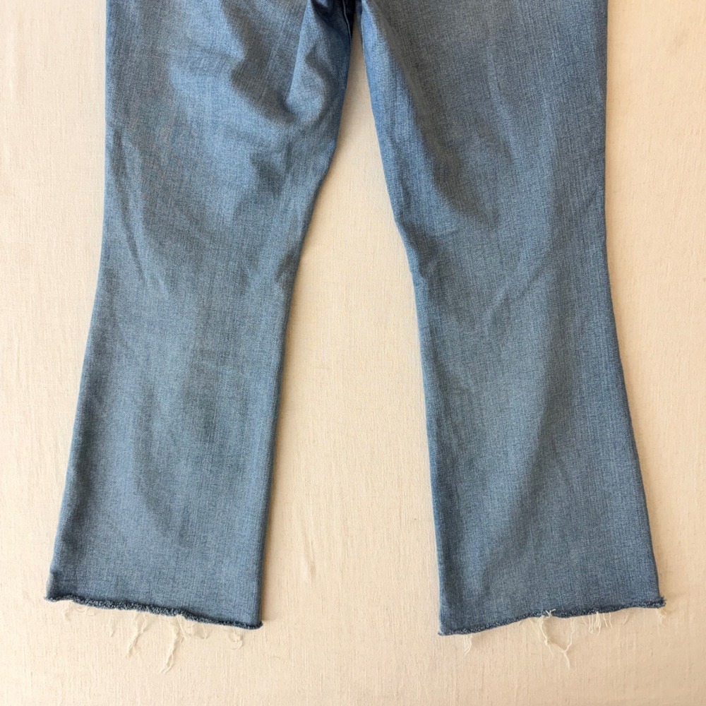 Good American Good Legs Crop Mini Boot Jeans Womens 10/30 Blue Indigo521 - Picture 10 of 10